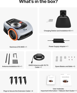 BEST OFFER 4 BRAND AWD Robot Lawn Mower Wire Free with Garage S All-Wheel <b>Drive</b> 90km Driving Mileage 70km/h Maximum Speed - Product Image 2