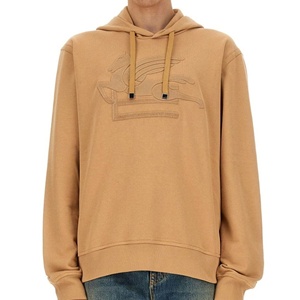 Sweat à capuche épais personnalisé avec broderie tonale pour homme, coupe oversize, couleur camel, style streetwear, vente en gros OEM BD - Product Image 2