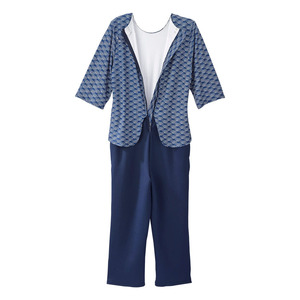 Robes de patient unisexe pour personnes âgées, à ouverture facile, 100% coton jersey, pour incontinence urinaire, paralysie, usage hospitalier OSTENT WEAR - Product Image 3