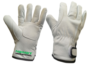 Gants pour homme en cuir véritable noir, pour la conduite à moto par temps froid, protection des mains et des bras - Product Image 3