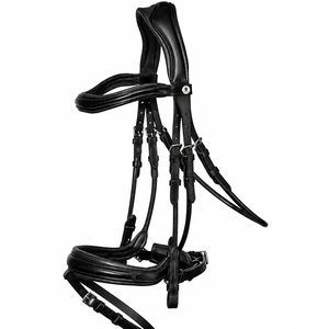 Brida y Cabestro Ajustables de Cuero Premium para Caballo con Hebilla de Acero Inoxidable, Bridas de Cuero Premium para Caballo - Product Image 1