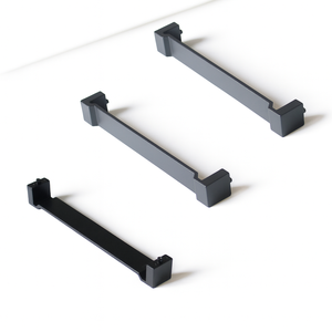 Factory Price Zinc Alloy Cabinet Handle Modern Minimalist Matte <b>Black</b> Drawer Pulls for Kitchen Bathroom Nightstands Furniture - Product Image 4
