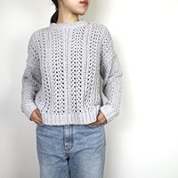 Pull d'hiver décontracté pour femme de qualité supérieure, respirant, tricoté, coupe ample, couleur personnalisable, service OEM, vente en gros