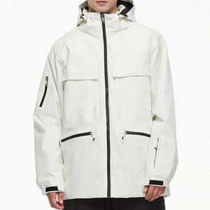 Veste de sport d'extérieur unisexe toutes saisons de qualité supérieure, tissu enduit imperméable, veste de ski respirante coupe-vent - Product Image 3