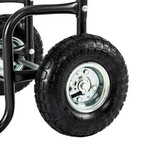 Carrello Porta Legna Grande da 220 libbre con Rastrelliera Robusta per Esterni e Interni, Carrello per Trasporto Legna da Ardere, Carrello da Campeggio - Product Image 5