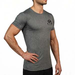 เสื้อยืดเจอร์ซีย์พิมพ์ลายสกรีน GYM ACTIVE สำหรับผู้ชาย สไตล์ไฮสตรีท เป็นมิตรต่อสิ่งแวดล้อม แห้งเร็ว ผลิตตามสั่ง ผ้าฝ้าย 95% สแปนเด็กซ์ 5% น้ำหนัก 180 กรัม ทรงโค้ง - Product Image 4