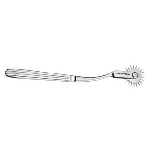 Chrome-plated <b>Pinwheel</b> With Precision-machined Rotating Spur Stainless Steel Handle <b>Wartenberg</b> <b>Pinwheel</b> - Product Image 4