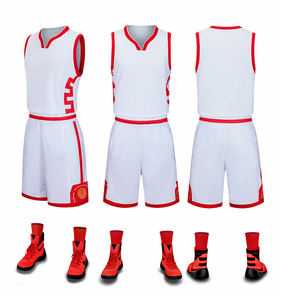Ensemble de maillots de basket-ball au design tendance, uniforme d'équipe en sublimation, vêtements d'entraînement en mesh, ensembles d'uniformes de basket-ball pour hommes, vêtements de sport pour hommes - Product Image 2