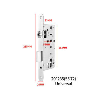 Prix de gros WP-0006 Serrure à mortaise Euro norme CE en acier inoxydable 304 moderne étanche de haute qualité pour porte en bois appartement hôtel - Product Image 5