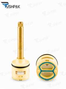 PUSHPAK TURNOMATICS PT 2202 Cartouche de déviateur en laiton 30 mm, contrôle fluide du débit d'eau, résistant aux fuites, durable, noyau de valve de précision - Product Image 2