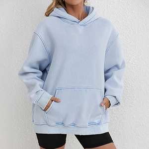 Sweat à capuche vintage délavé à l'acide en molleton de coton épais, personnalisable avec logo, style streetwear, fabricant OEM - Product Image 4