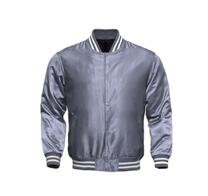 Oem Customized <b>Men</b> Satin <b>Jacket</b> Custom Patch Embroidery Street Design Varsity <b>Baseball</b> <b>Jacket</b> - Product Image 4