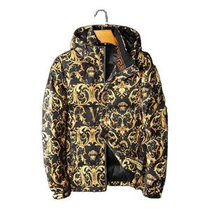 Veste matelassée à capuche pour homme, personnalisée, imperméable, en polyester, avec fermeture éclair, style bomber, chaude et de qualité supérieure - Product Image 1