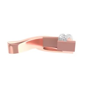 Colgante Solitario de Moissanita de Plata 925 Premium con Letra A, Engaste de Bisel, Minimalista, Unisex, para Uso Diario, en Tendencia - Product Image 6