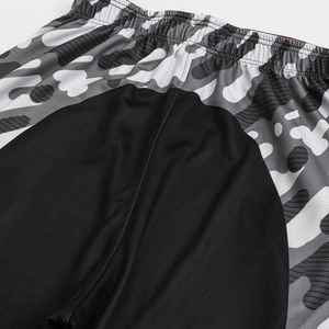 Shorts de sport décontractés pour hommes en laine, taille mi-haute, avec fermeture élastique, respirants et à séchage rapide, pour la course à pied - Vente en gros - Product Image 3