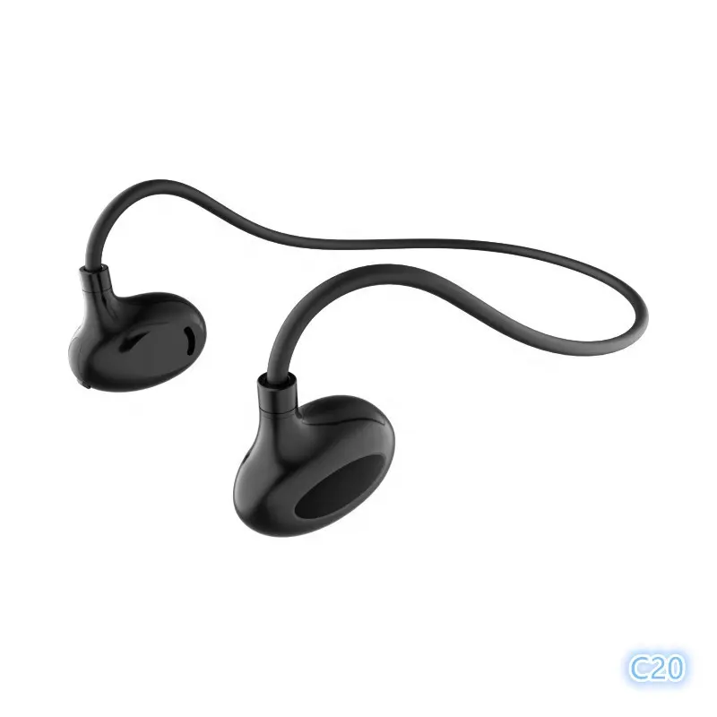Hotriple C20 Schlussverkauf 70mAh tragbare Knochenleitung kabelloses Sport-Kopfhörer Halsband freihändig kabelloses Ohrhörer Headphone