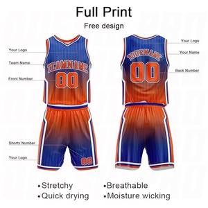 Maillot de basket-ball réversible en polyester, uniforme de sport personnalisé, respirant, grande taille, séchage rapide, anti-bactérien, qualité supérieure - Product Image 3