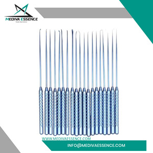 Micro-curettes à crochet pour nerfs, spatules de dissection, curettes vasculaires en acier inoxydable, instruments manuels CE de haute qualité - Product Image 6