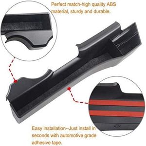 Organizer per Console Centrale Auto Jeep Wrangler JK 4 Porte 2011-2018, Vano Portaoggetti Cambio con Tasca Laterale per Auto con Trasmissione Automatica - Product Image 4