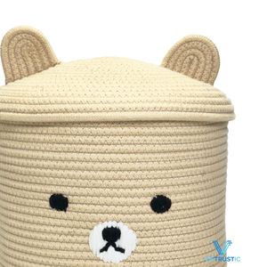 Cesta de bebé de cuerda de algodón ecológica, cesta Moisés para recién nacidos, contenedor de almacenamiento suave para uso en guardería, proveedor mayorista - Product Image 5