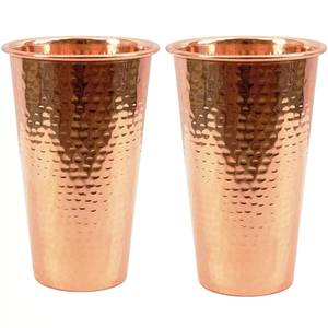 Handmade Pure Copper Hammered <b>Water</b> Glass Wholesale <b>Bulk</b> Rate Drinking Tumbler for Restaurant and Barware - Product Image 1