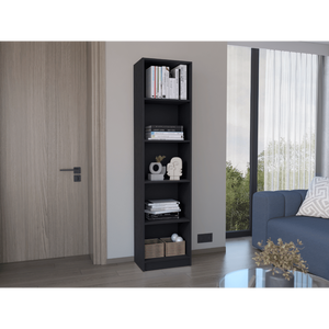 Libreria Black Home XS con 5 Ripiani e Design Sottile per Uso Ufficio - Product Image 1