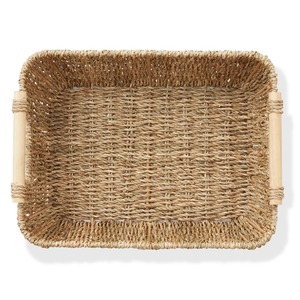 ตะกร้าเก็บของทรงรีจากหญ้าทะเล ตะกร้าเก็บของทำมือ ขายส่ง เป็นมิตรกับสิ่งแวดล้อม ผลิตในเวียดนาม - Product Image 3