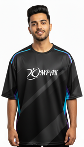 Camiseta de Moda Urbana Sublimada para Hombre, Talla Grande, Corte Regular, Poliéster/Algodón, Transpirable, Anti-UV - Product Image 4