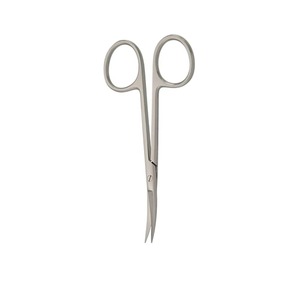 Stainless Steel Manual Iris Scissors 115 mm 03-321-115 Reusable Surgical <b>Instrument</b> for Fine Tissue Dissection - Product Image 2