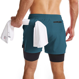 Men's Breathable <b>Drawstring</b> Running Shorts for Fitness Weight Lifting Summer Jogging Casual Sports Workout Quick Dry Training - Product Image 3