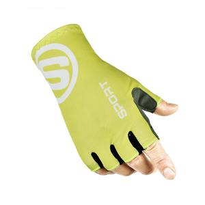Cycling Gloves Half Finger Padded Anti-Slip Grip Breathable Lightweight Sports Gloves Shock Absorption Bike Gloves Print Spandex - Product Image 4