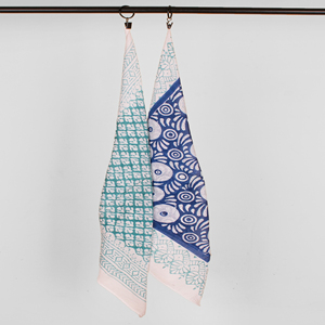 Écharpe de cou bohème, bandana, mouchoir à motif géométrique, style ethnique, accessoires doux pour la peau, adaptés aux quatre saisons - Product Image 2