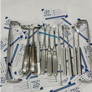 Ensemble complet d'instruments de chirurgie des cartilages de la mâchoire Daniel Gubisch, 13 pièces, ensemble d'instruments de rhinoplastie - Product Image 1