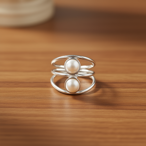 Bague en perle naturelle de 5,9 grammes - Product Image 3
