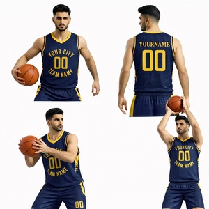 Ensemble d'uniformes de basketball unisexes 100 % respirants sans manches, logo personnalisé, séchage rapide, anti-UV, anti-bactérien - Product Image 6