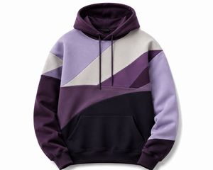 เสื้อฮู้ดผู้ชาย ผ้าฝ้าย 100% แต่งสีตัดต่อแบบแพทช์เวิร์ค ผ้าฟลีซ สวมใส่สบายๆ สำหรับฤดูใบไม้ร่วง ทรงปกติ มีกระเป๋า ผ้าถัก ระบายอากาศได้ดี - Product Image 1