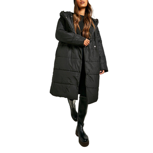 Veste matelassée réversible en coton, nouvelle collection hiver, couleur personnalisée, imperméable, à capuche, tricotée, pour homme, broderie imprimée - Product Image 4
