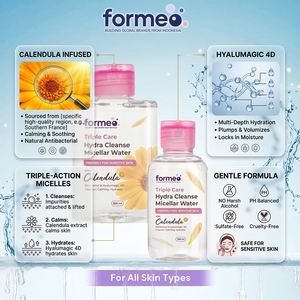Eau Micellaire Démaquillante Nettoyante Hydratante Apaisante Rafraîchissante pour le Visage OEM Marque Privée - Product Image 3