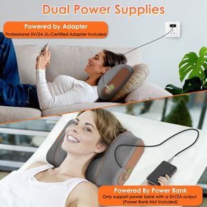 Massaggiatore Ergonomico 3-in-1 per Collo e Spalle con Timer 30 Minuti, Riscaldamento, Vibrazione e Compressione d'Aria per Alleviare il Dolore alla Schiena - Product Image 6