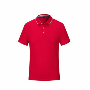 Polo à manches courtes pour homme, bleu, tricoté, couleur unie, coupe décontractée, longueur normale, boutons - Product Image 3