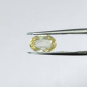 พลอยแซฟไฟร์สีเหลืองทรงรีธรรมชาติ 3.67 กะรัต สำหรับทำเครื่องประดับและแหวน YOIN-219 - Product Image 1