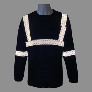 Échantillon gratuit de vêtements de sécurité haute visibilité personnalisés, polo de travail réfléchissant jaune orange fluorescent - Product Image 2