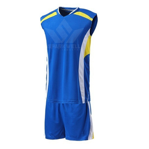Custom Unisex Neon Green <b>Volleyball</b> Jersey <b>Set</b> V-Neck Sleeveless Mesh Moisture Wicking Adult Sports Apparel - Product Image 2