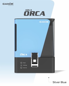 CANIX ORCA SILVER BLUE model RO COPPER ALKALINE TDS <b>water</b> treatment <b>system</b> LED Display <b>Water</b> Purifier For Home DOMESTIC <b>FILTER</b> - Product Image 5
