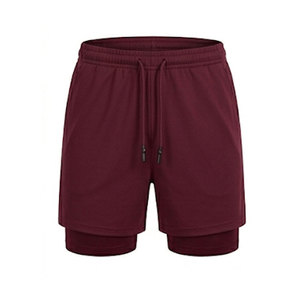 Shorts en coton pour hommes OEM, taille élastique, coupe décontractée, légers et respirants, pour l'été - Product Image 1