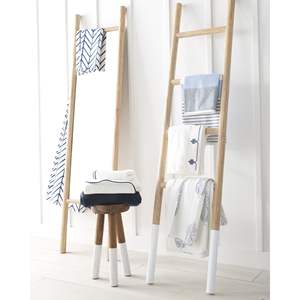 Toallero de Bambú Sólido Premium, Tipo Escalera, Alta Capacidad de Carga, Varios Tamaños (150cm, 190cm), Ajustable, Independiente, para Baño - Product Image 1