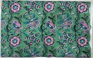 Tela de algodón india con estampado a mano, tela de algodón hecha a mano, tela de algodón al por mayor, directo de fábrica - Product Image 2