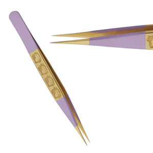 Pinzas para Pestañas de Acero Inoxidable con Puntas Puntiagudas, Resistentes, con Agarre Perfecto, con Logotipo Personalizado de Alta Calidad, Venta Caliente - Product Image 4