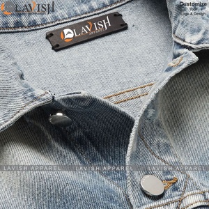 Chaqueta Vaquera Casual de Invierno para Hombre, Estilo Hip Hop Graffiti, Ecológica, Transpirable, Manga Larga, Estilo Acanalado, Personalizable - Product Image 4