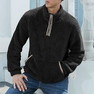 Sweat-shirt en coton de qualité supérieure pour homme, logo personnalisé, sweat à capuche zippé décontracté, streetwear confortable, pull pour tous les jours - Product Image 2